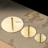 1pc Metal Fragrance Pressure Household Fragrance Ash Leveler Buddhist Hall Supplies Fragrance Board Sacrificial Supplies