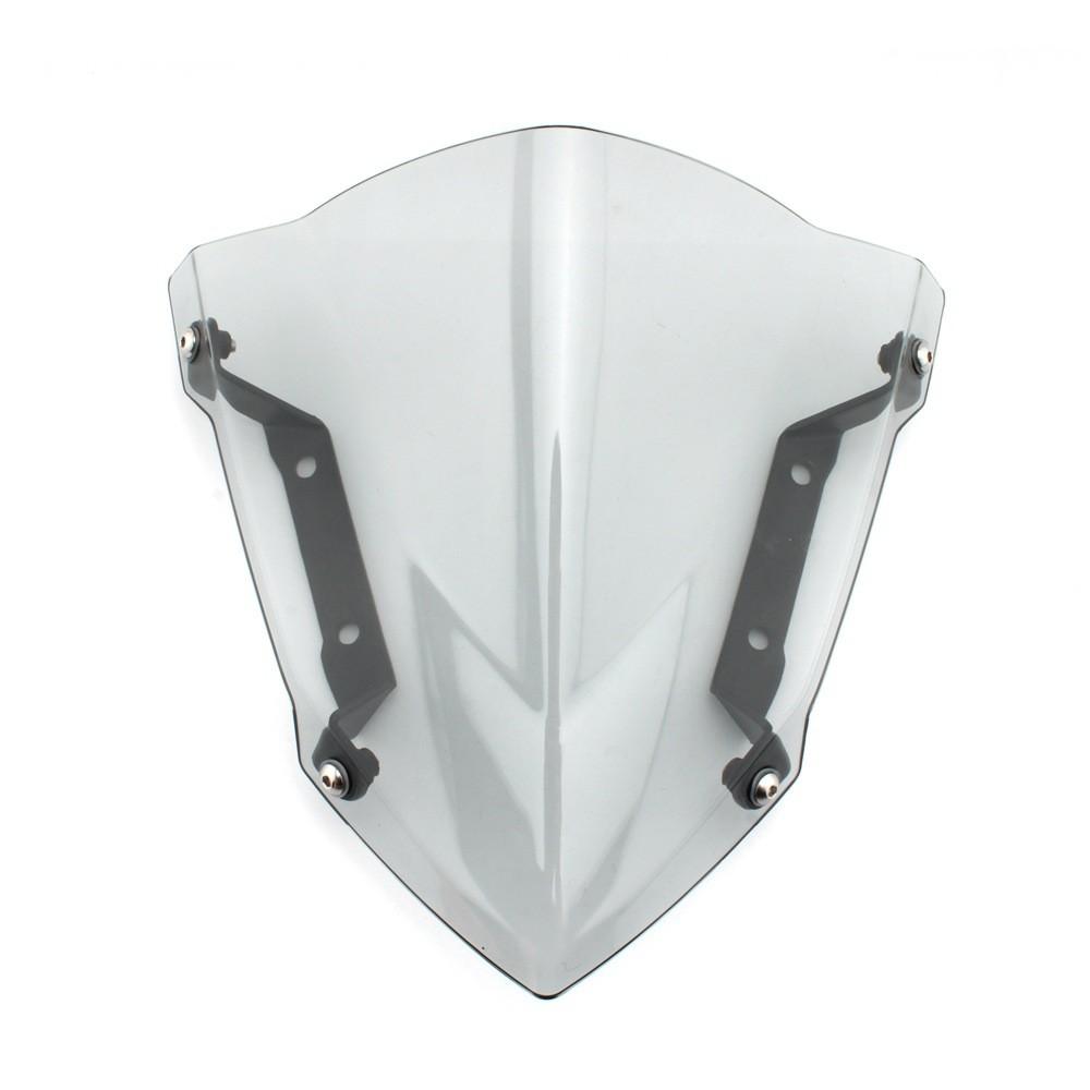 Stylish Front Windshield Deflector For Yamaha Mt09 Fz09 In Solid Grey Color Option