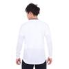 Mizuno Football Wear Long Sleeve Field Size S Shirt, Moisture-Wicking, Quick-Drying, White, (P2MAA505)