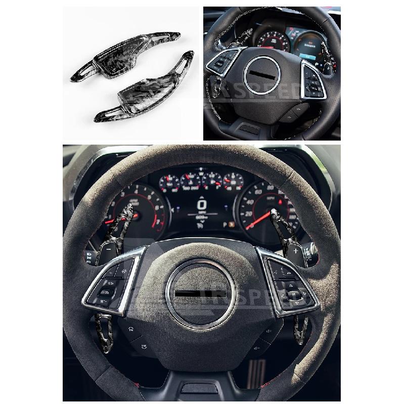 TOP ABS Car Steering Wheel Paddle Shifter Cover for Chevrolet Camaro 2016 2017 2018 2019 2020 2021 2022 2023 Trim Accessories