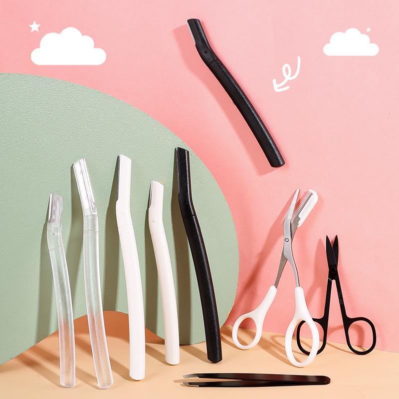 Xixi 5-Piece Eyebrow Grooming Set: Razor, Scraper, Scissors, Trimmers, Tweezers