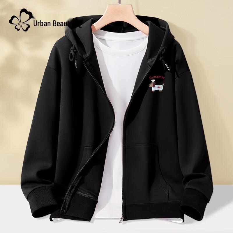 Women's Loose Fit Hooded Cardigan Jacket