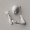 Woman Sculpture Poster Prints Woman Power Figure Statue Canvas Painting Wall Art Pictures for Living Room Home Decor Cuadros