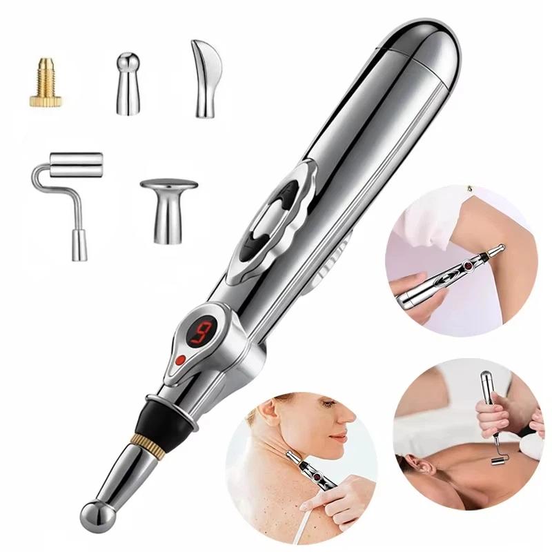 Electronic Acupuncture Massage Pen Lightweight Meridian Energy Pain Relief Tool for Students Head Tiredness Relief Use