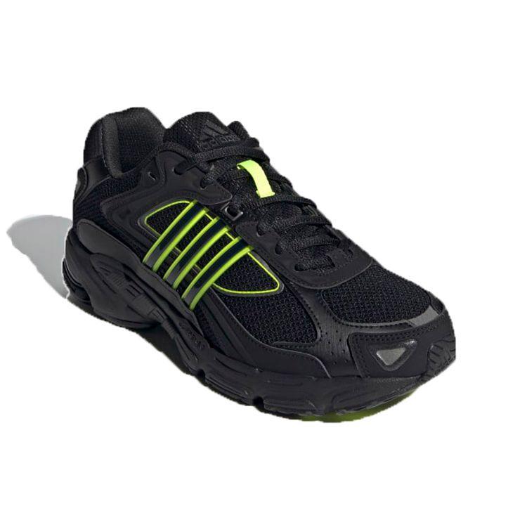 Adidas Originals Response Cl Retro Pu Síťovina Protiskluzové Odolné proti opotřebení Lehké Nízké Běžecké boty Unisex Tenisky Černá Zelená FX6165
