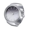 JEWELRYWE Orologio Anello Orologio Anello Degradé Quadrante Numerico Superficie con Scala a Strisce Moda Uomo Donna Accessori Regalo di Compleanno Natale