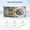 Cat Theme Beach Towel Personalized Custom Name & Text Soft Quick Dry Beach Towel for Swimming Travel