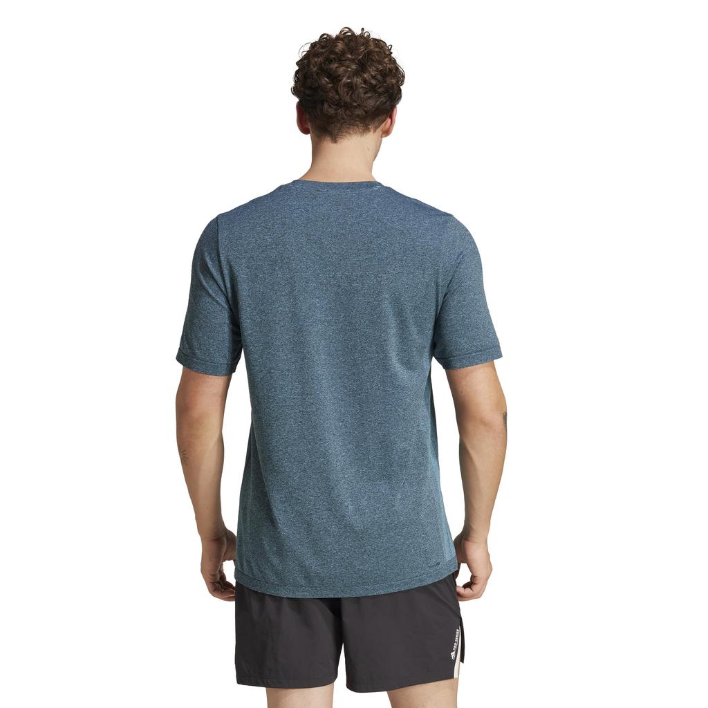 Adidas Train Essentials Structure Short Sleeve KQW37 Semi Blue Six XL T-Shirt Men's Burst/Grey (IS6927)