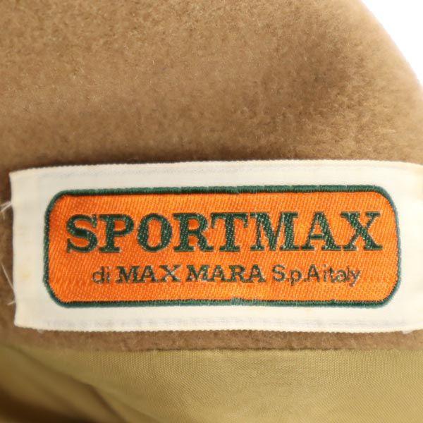 SPORTMAX Made in Italy Wool Blend Long sleeve coat 42 Brown Men's Used