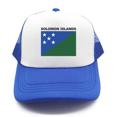 Solomon Islands Trucker Cap Summer Unisex Cool Country Klobouk Flag Baseballové čepice Unisex Outdoor Mesh Net Caps