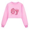 5291 Girls Steal a Brainrot 67 Printed Long Sleeves Round Neck Sweatshirt