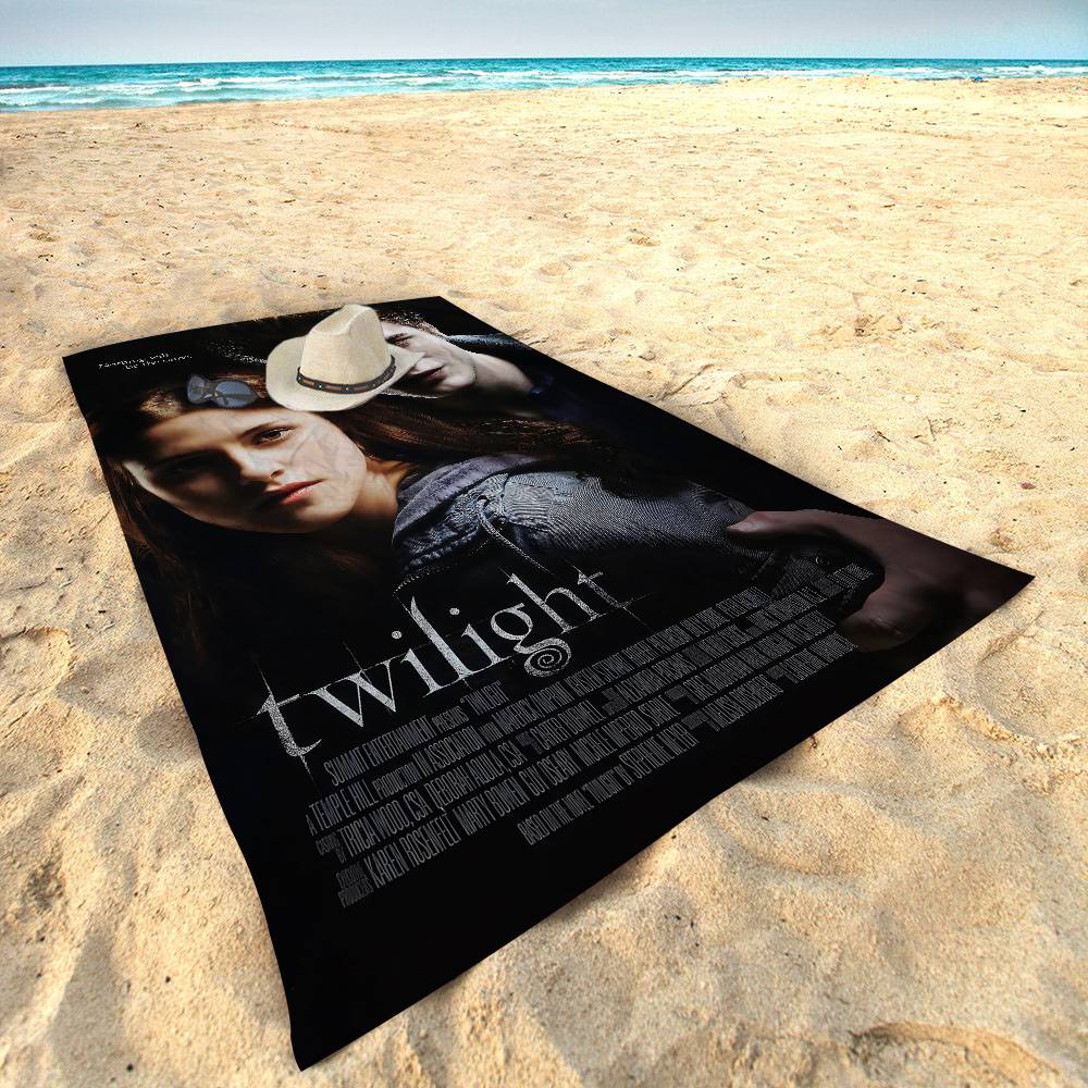 

Classic Movie Twilight Big Microfiber Beach Towels Quick Dry Towel Sand Beach Towels Pool Towel For Travel Swim Pool Yoga W40*H60(CM)