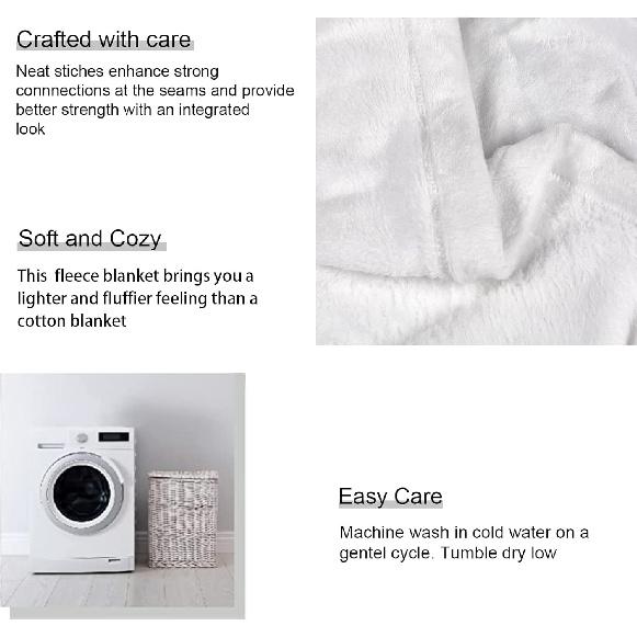 HommomH Black Lab Blanket, Gorgeous Labrador Dog Print, Soft Fluffy Fleece Throw 50"x60"