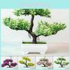 Arbre Bonsaï Pin Artificiel Durable Et Réaliste Pour Décoration Intérieure Bureau Jardin