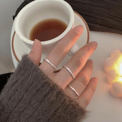 S925 Silver Tree Branch Open Ring - Trendy, Simple Design for Women