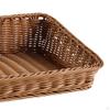 Bread Basket Fruit Storage Meal Imitation Rattan Serving Tray for Living