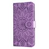 For Xiaomi Redmi A3/Poco C61 4G Cell Phone Case Imprinted Flower Stand Cover with Handy Strap