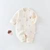 Baby Spring Cotton Jumpsuit: Class A Pure Cotton Warm Boneless Romper