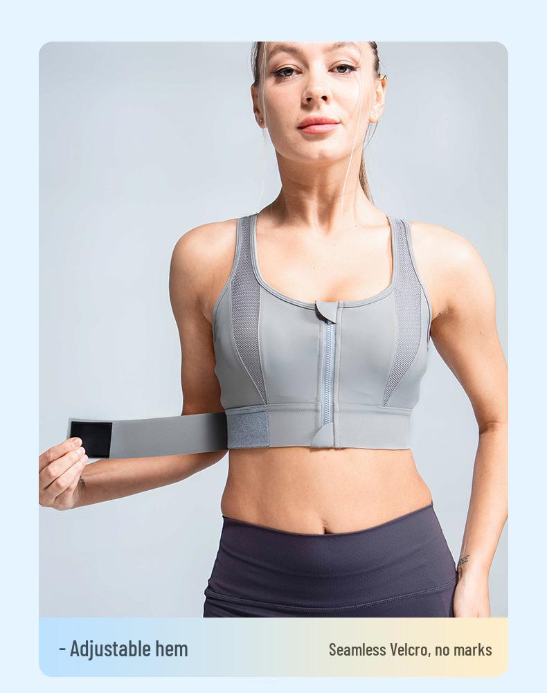 Women's Shockproof High-Intensity Sports Bra: Plus Size, Gathering, Shaping, Yoga & Running Vest