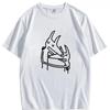 Y2KHip Hop Rock Oberteile Autositz Kopfstütze Hemd Band Album Grafikdruck Oberteil Street Fashion Grafik T-Shirt Vintage Streetwear Unisex