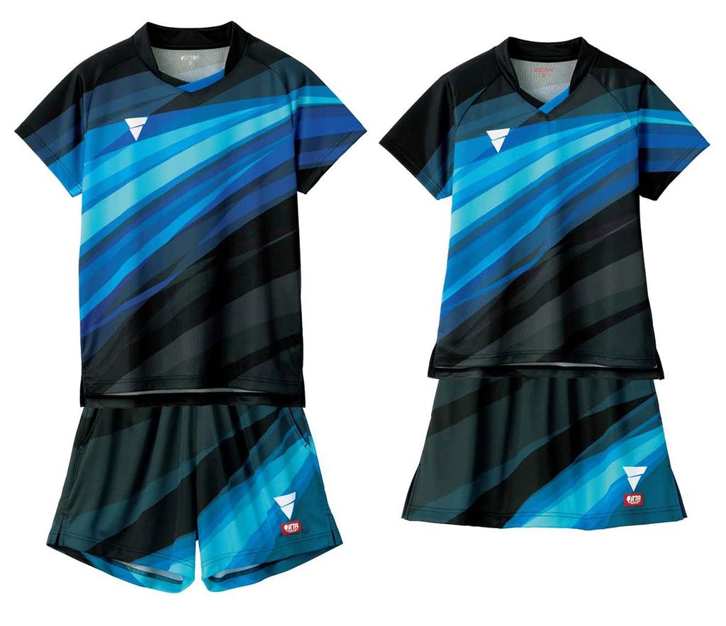 VICTAS Table Tennis Shirt V-OGS235 BK (Black) 2XS 512111