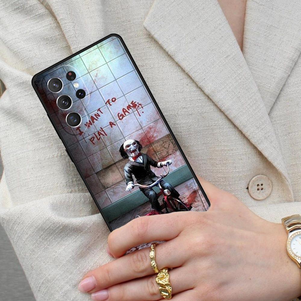 Jigsaw Saw SOFT Cell Phone Case for Samsung Galaxy S26 Ultra S25 S24 S23 S22 S21 S20 Note10 Cover