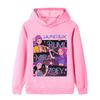 B1225 Kids Boys Girls Kpop Rumi Zoey Mira Print Long Sleeves Hoodie