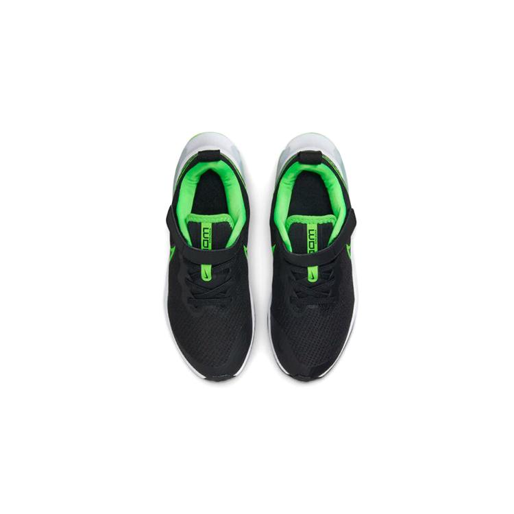 Nike Air Zoom Arcadia Low Top Kids Lifestyle Shoes Black Green Children Aged 3 7 Years Old CK0714-020
