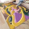 Disne Movie Tangled Rapunzel Princess Area Rug,Carpet for Home Living Room Bedroom Sofa Doormat Kitchen Decor Non-slip Floor Mat