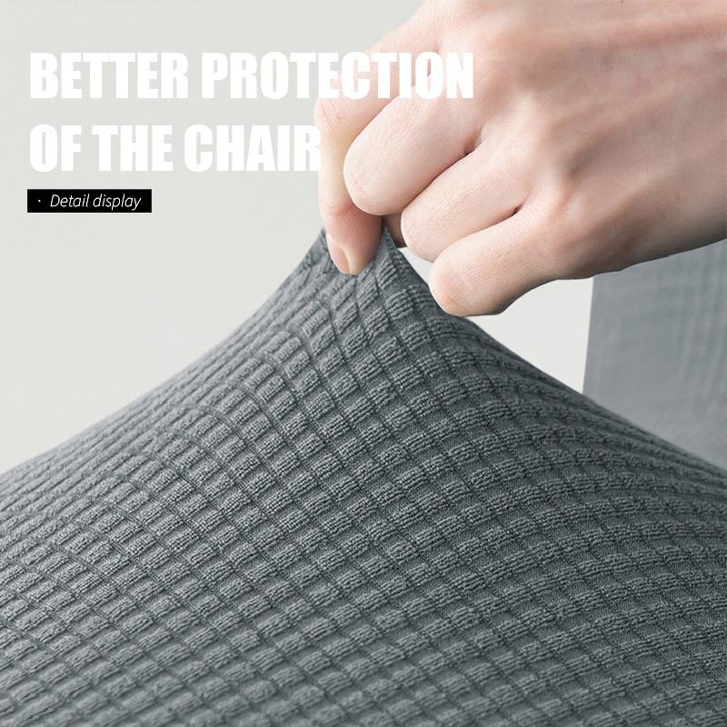 Jacquard Covers for Computer Chair with Armrests Elastic Stretch Swivel Desk Chair Cover Executive Chairs Cover for Computer