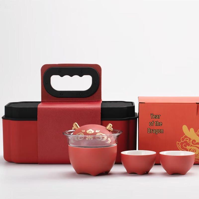 Portable Ceramic Tea Set with Infuser