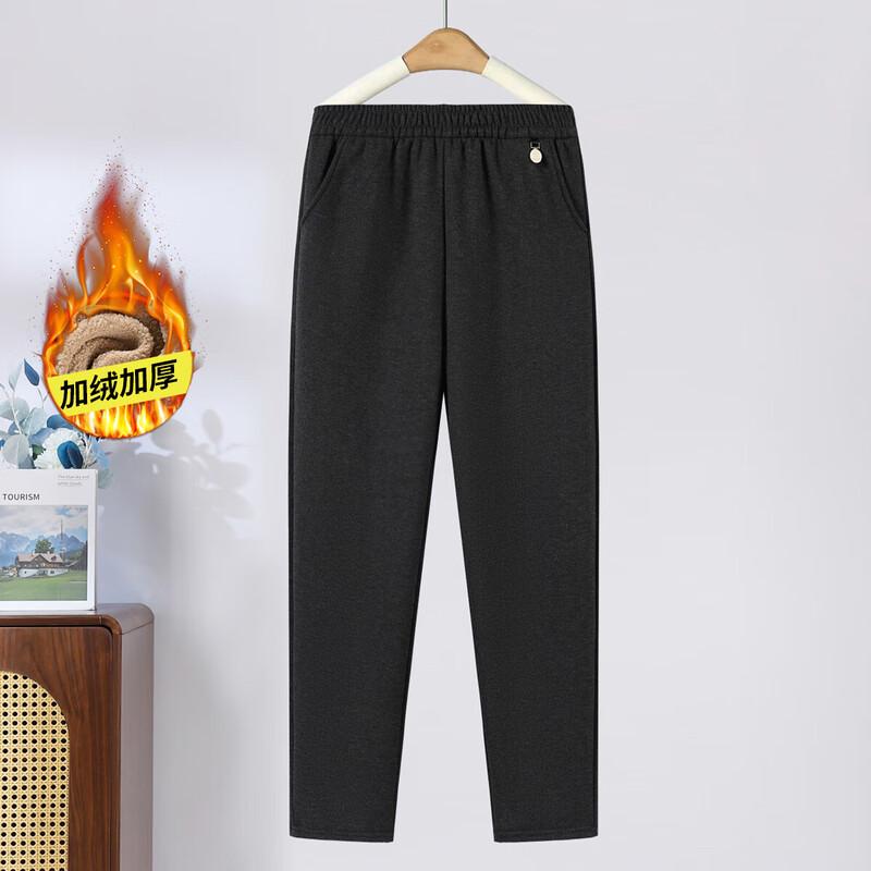 

Qianlian Women s Fleece-Lined Winter Straight-Leg Casual Pants 3XL