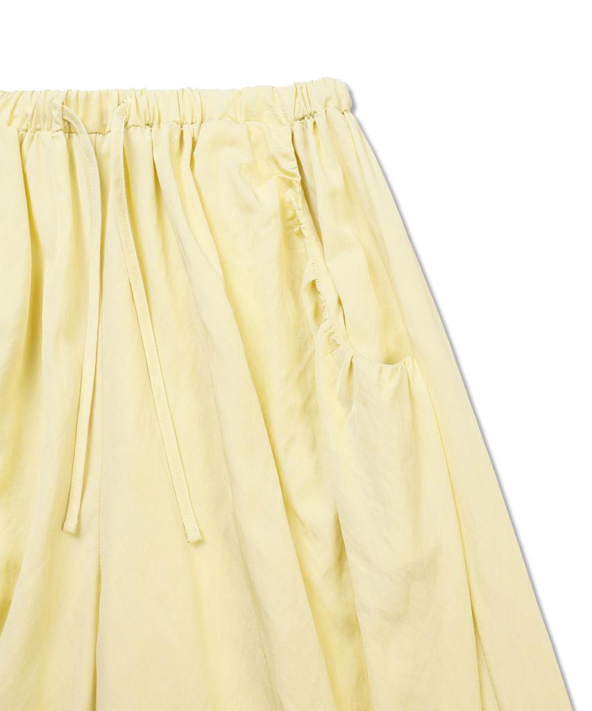 Michikoleondeonkosino Button Detail Shirred Pants Lemon Butter
