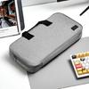 Handheld Keyboards Organizers with Protective Cover and Storage Compartments for Charging Cables Mouse Shock Absorbing Oxfords Fabric