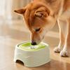 Cat Water Bowl Pet with Floating Disk, No Spill Dispenser Food Grade Plastic for Dogs Cats, Splash Proof Slow Drink Feeder Detachable Container