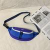 Color Contrast Crossbody Dumpling Bag Large Capacity Men Waist Bag Sports Chest Bag  Boys