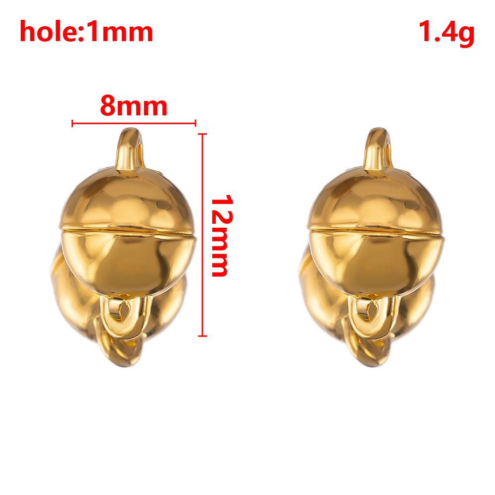 

1Set 2Sets Locking Strong Magnetic Clasps Magnet End Clasp Connectors Jewelry Making DIY Bracelet Necklace Extender Accessories 1 set