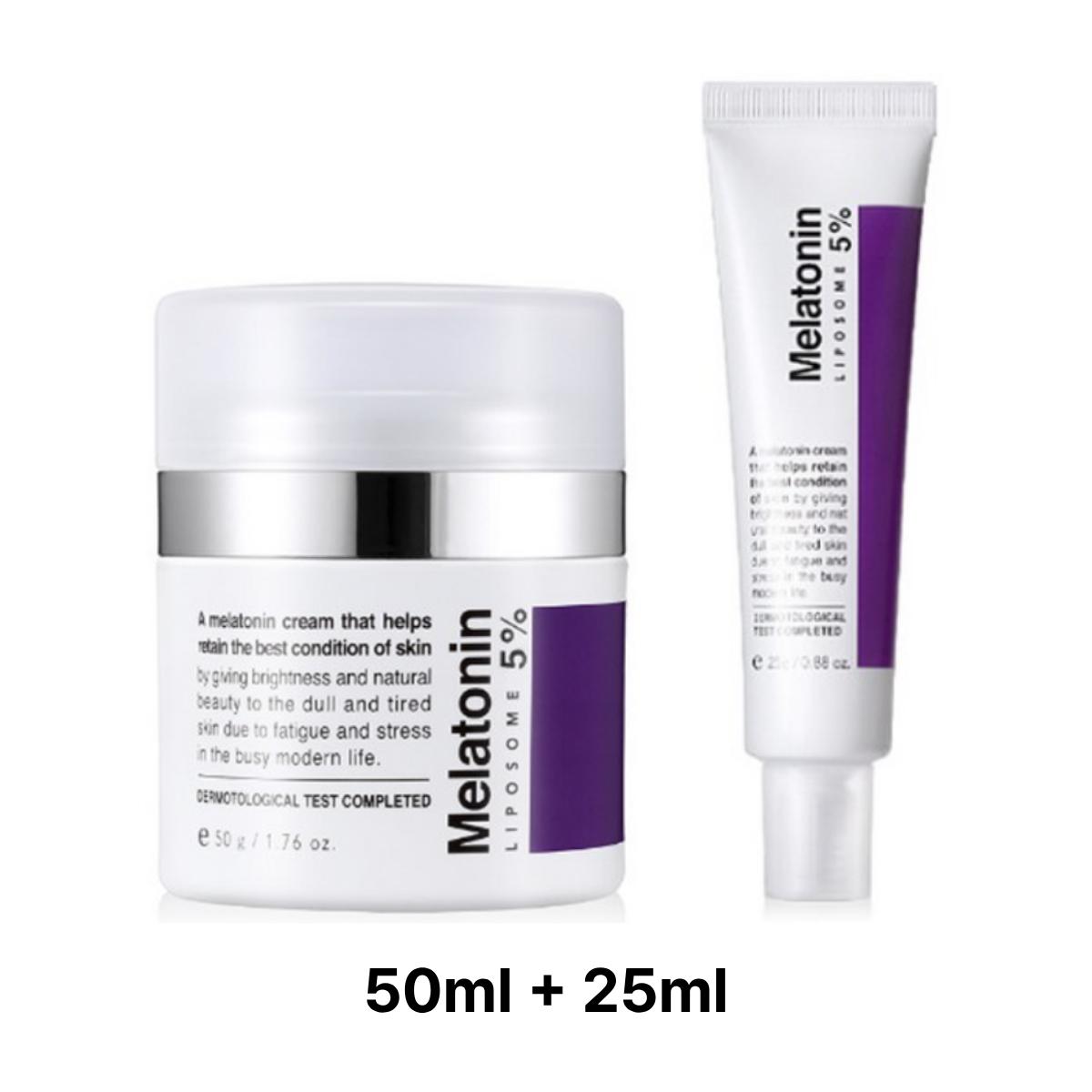 

[MAXCLINIC] Time Return Мелатонін Ліпосомний 5% Крем 25г 50g +25g