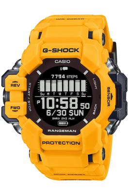 RANGEMAN Ur Pulsmåler Udstyret med Bluetooth Biomasseplast Gul [Casio] G-Shock [GPS GPR-H1000-9JR Herre]