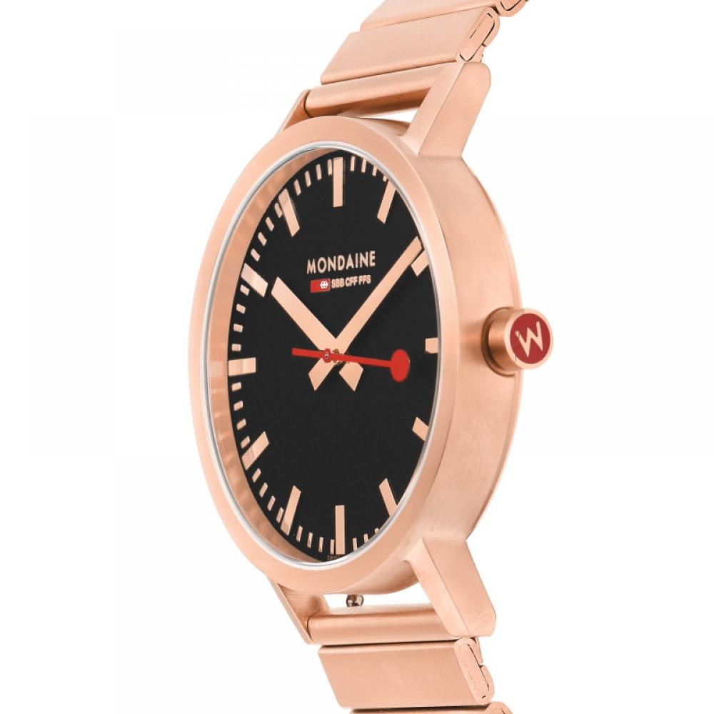 Mondaine A660.30360.16sbr Klassische Herren-Metalluhr