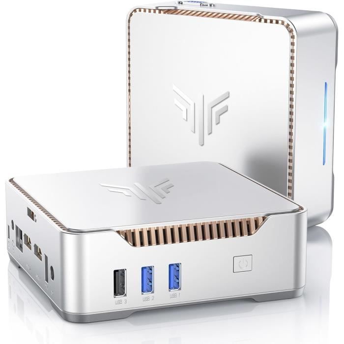Mini PC - NIPOGI - GK3 Plus - 16Go RAM - 512Go SSD - Processeur Intel Alder Lake-N95