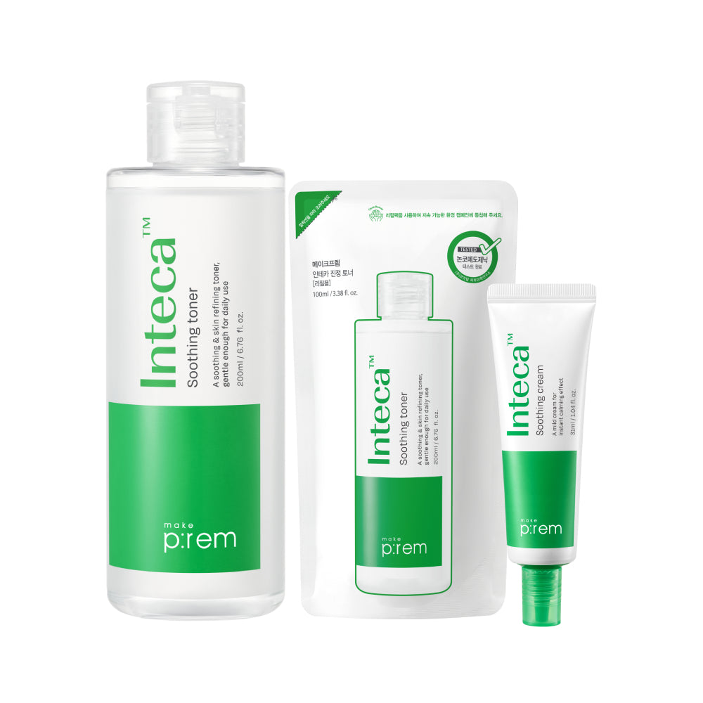makeprem Inteca Soothing Toner 200ml (+refill 100ml)