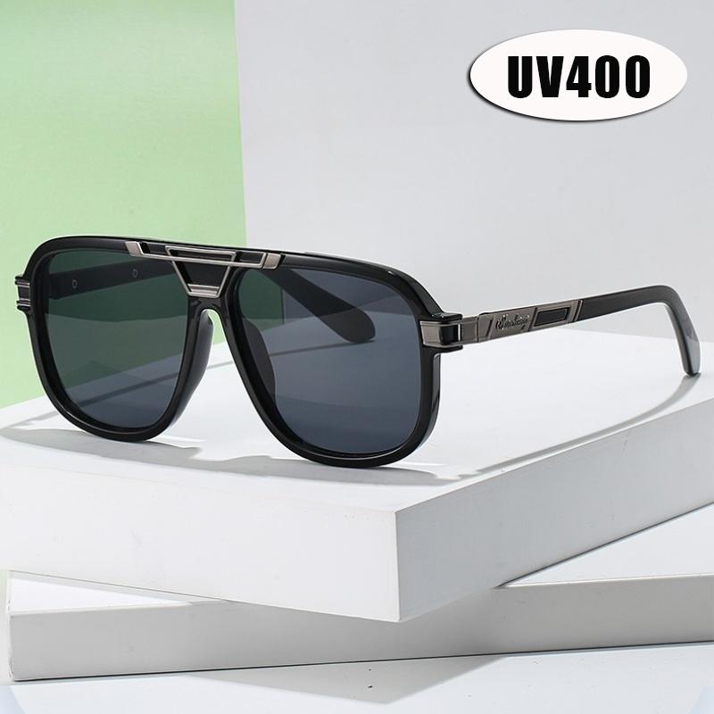 Mens Womens Double Beam Sunglasses UV Protection Luxury Fashion Sports Eyewear Outdoor Sun Glasses Trendy
