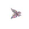 Butterfly Brooch Colorful Vintage Diamond Studded Crystal Metal Butterfly Brooch Decoration