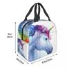 Cartoon Rainbow Unicorn Lunch Bag Women Cooler Thermal Insulated Lunch Box for Kids School Children Work Picnic Food Tote Bags