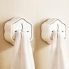 Hook No Punching Wall Mounted Hooks with Cross-shaped Opening Design Wall Hook for Bathroom Kitchen Bedroom