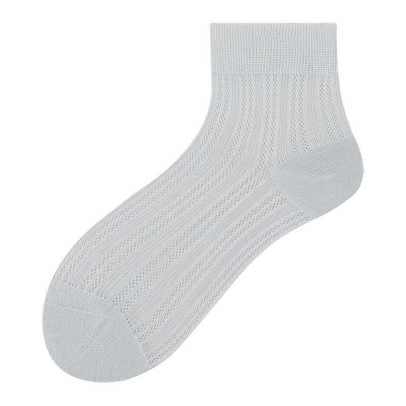 Female Summer Thin New Boneless Mesh Breathable Moon Tube Socks