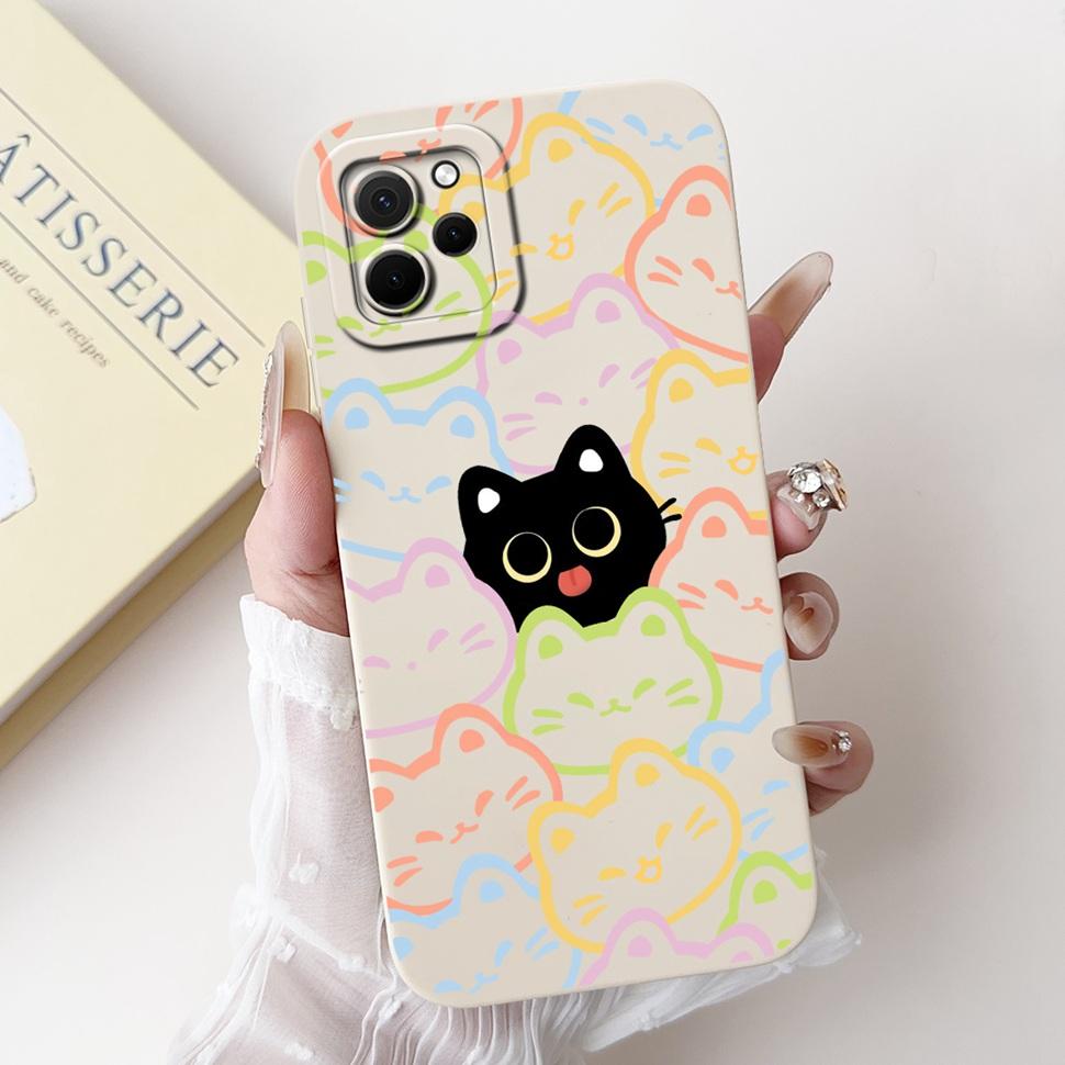 For Huawei Nova Y61 Case Soft Silicone TPU Cute Candy Phone Back Cover Case For Huawei Nova Y 61 62 Y61 Y62 Case NovaY61 Fundas