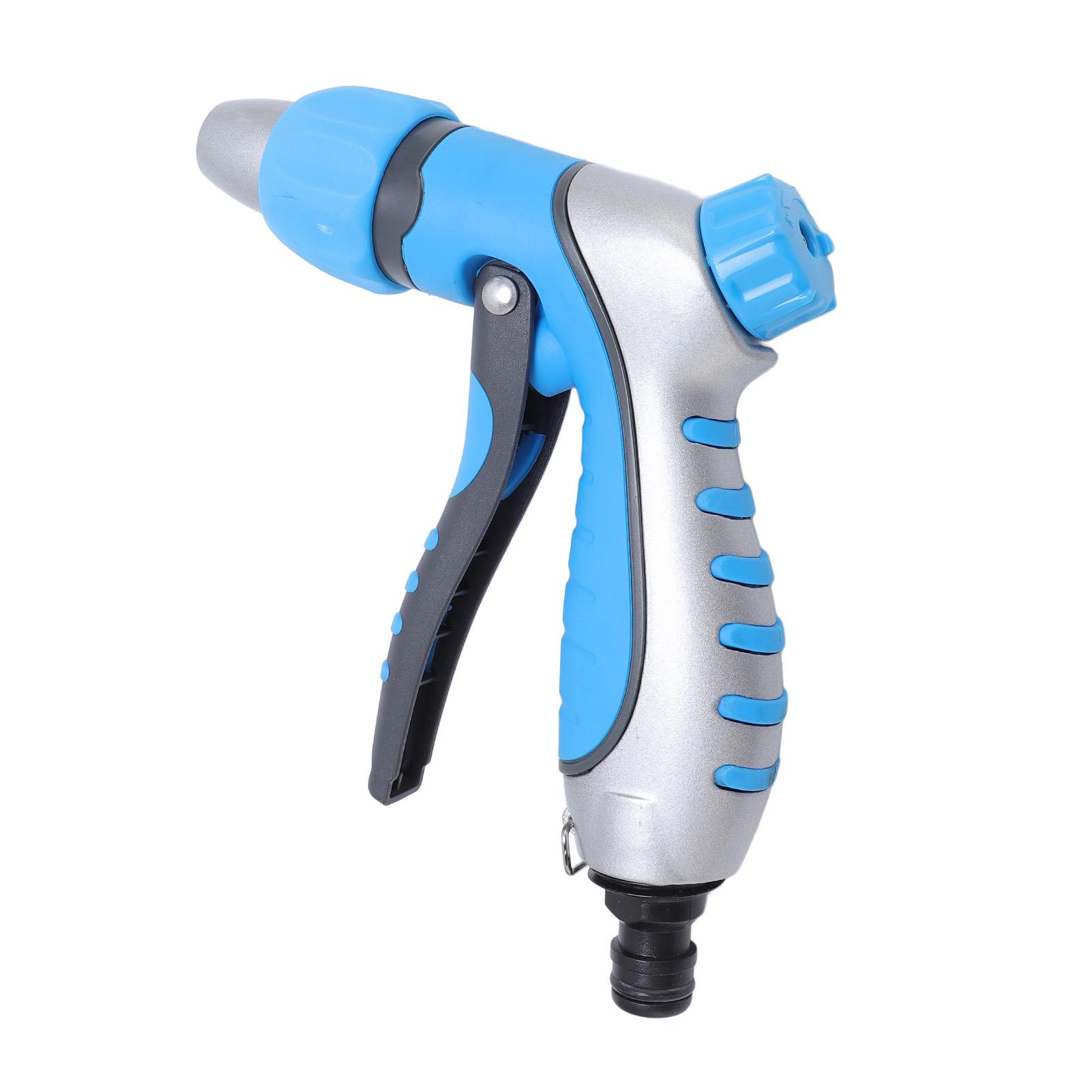 

Садовый шланг Насадка-распылитель Водяная насадка высокого давления с 3 режимами распыления для полива растений, газона, мытья автомобиля, патио, домашних животных, 3-сторонняя хромированная