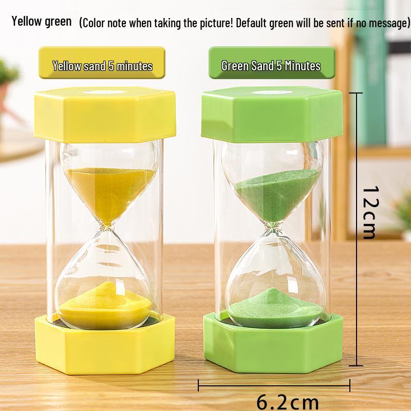 45-Minute Drop-Proof Hourglass Timer for Kids - Toothbrushing and Time Management Tool